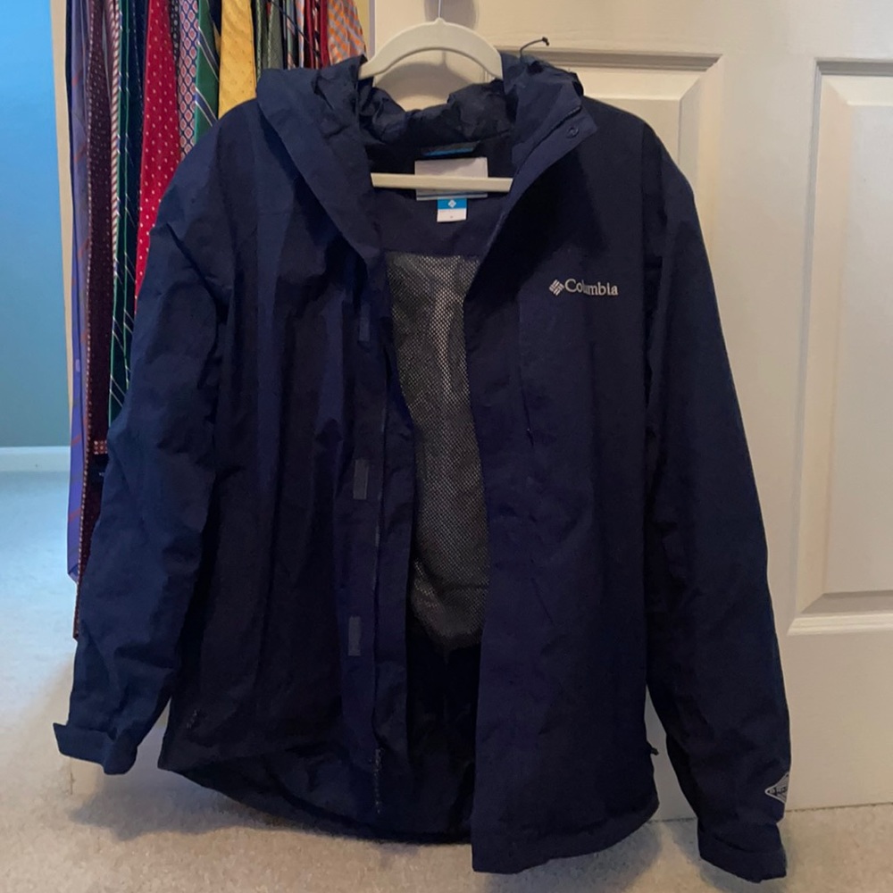 Columbia rain coat